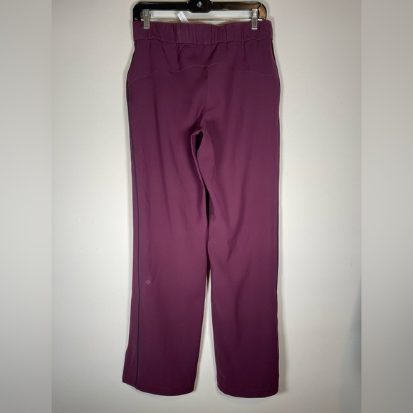 Lululemon NEW On the Right Track Lounge Pants Women’s Sz 6 Adobe Burgundy Wine - Picture 11 of 13
